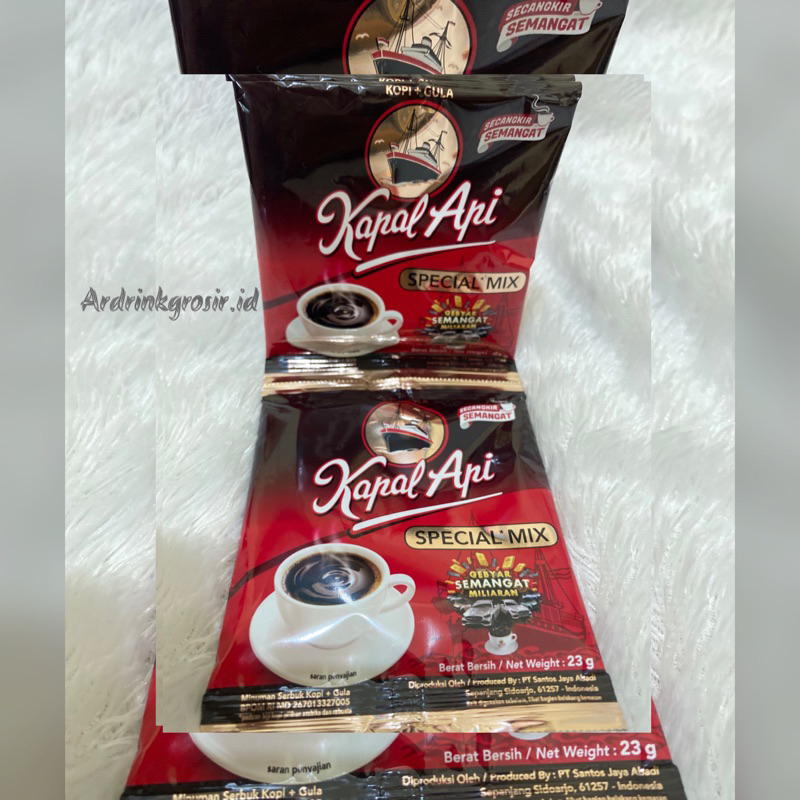 

Kopi Kapal Api Special Mix 23g Harga Ecer ( satu renceng isi 10 sachet )