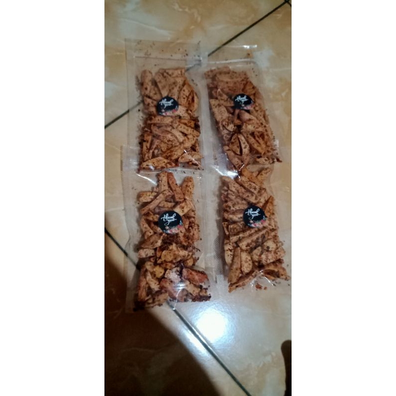 

paket usaha isi 4 pack basreng stik pedas daun jeruk