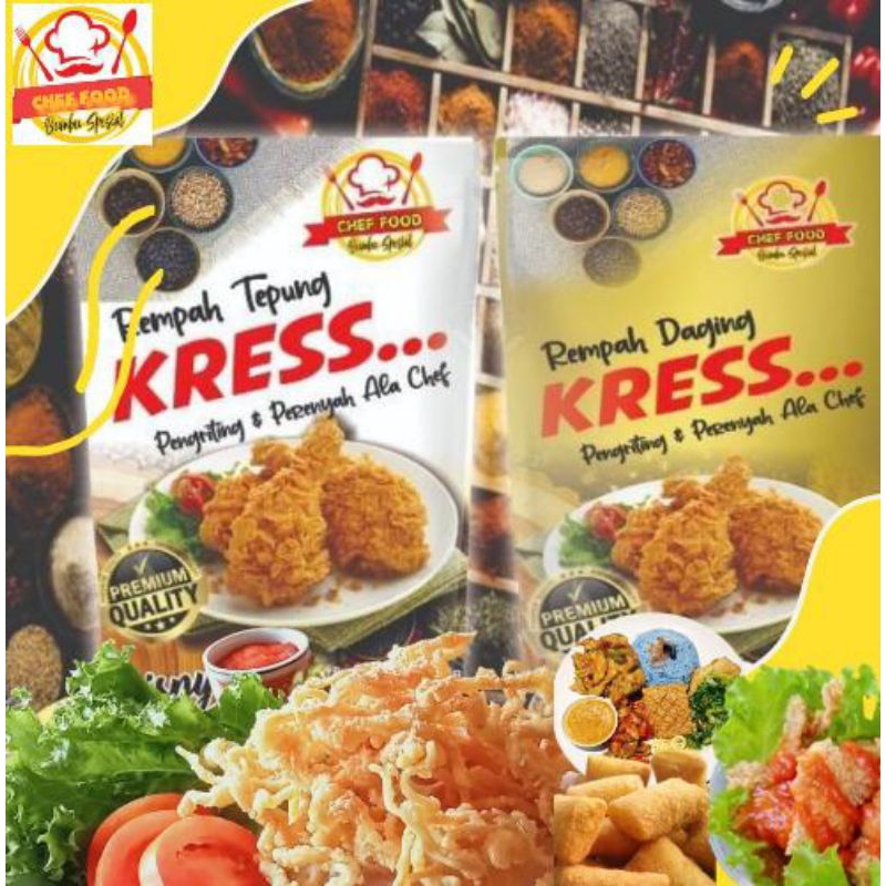 

PAKET BESAR REMPAH KRESS/Bumbu kentucky/aneka olahan crispy dll