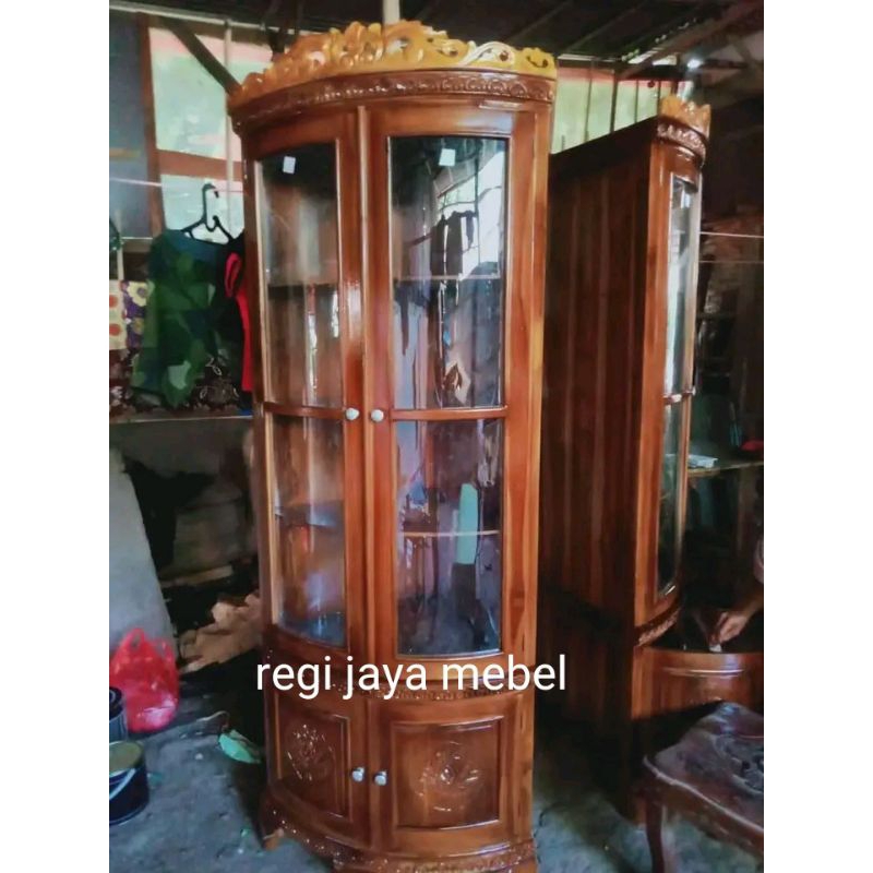 pajangan kayu jati.pajangan sudut..