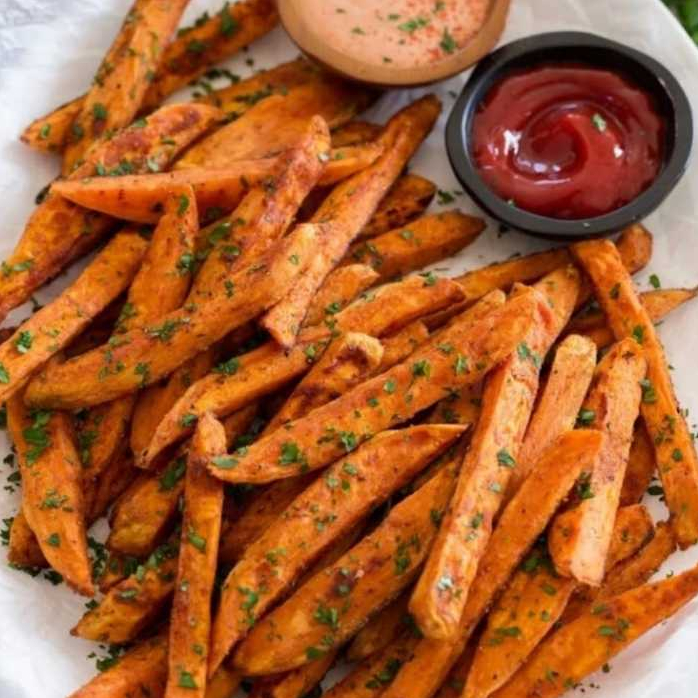 

Frozen Sweet Potato Coated / Ubi Goreng Renyah 1 kg