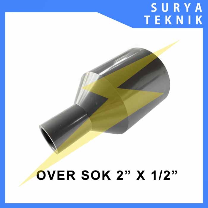 Over sock/Reducer 2" x 1/2" D Rucika / Over Sok Rucika