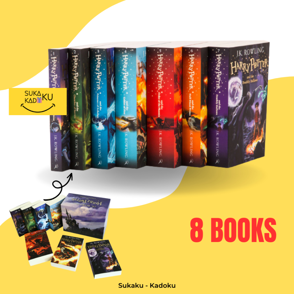Harry Potter Book Box Set Buku J.K Rowling Import ORI the cursed child