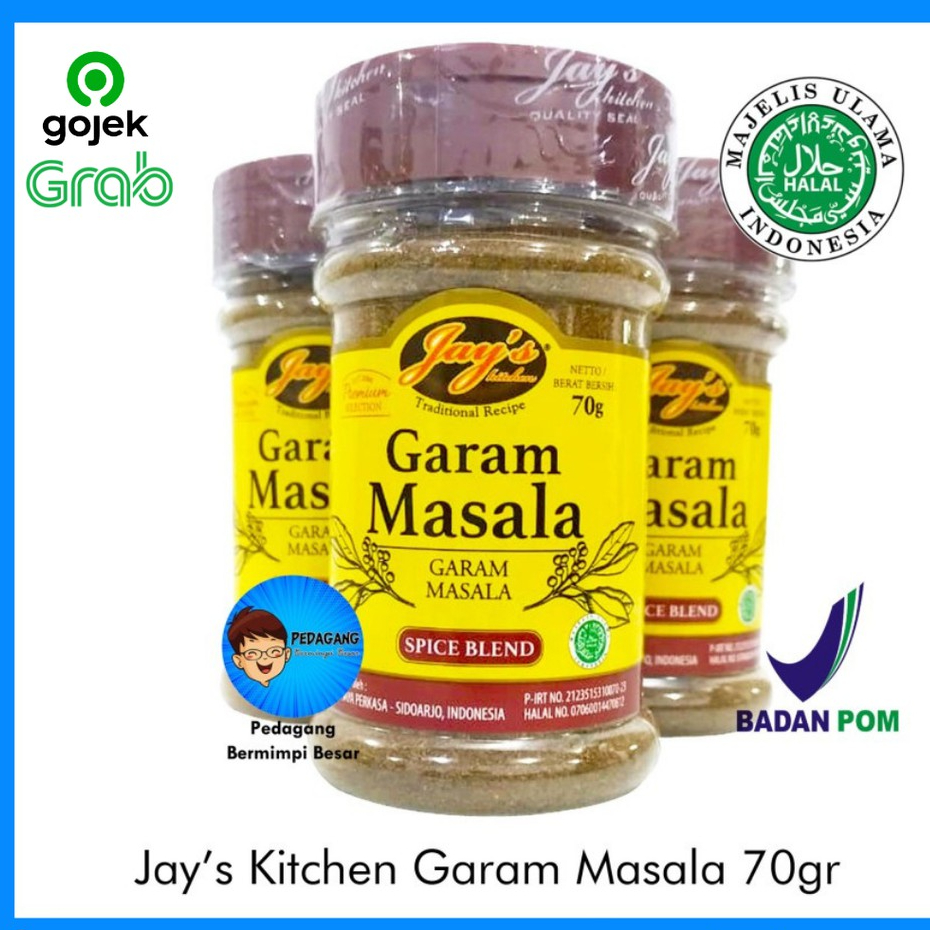 

Jay's Kitchen Garam Masala 70gr | Garam Masala | Bumbu Masakan India