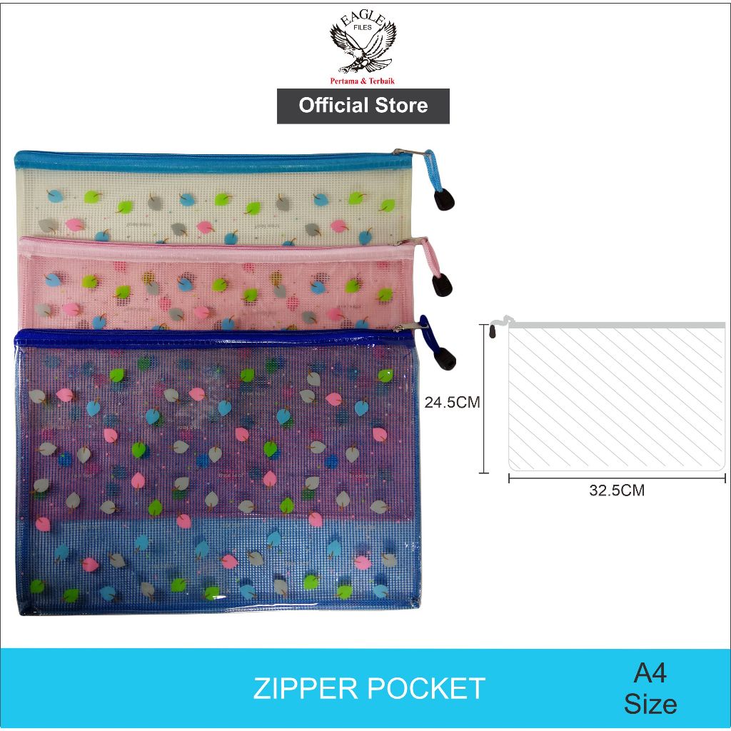 

Tomex Document Bag Tas Dokumen Resleting A4 TX 690103