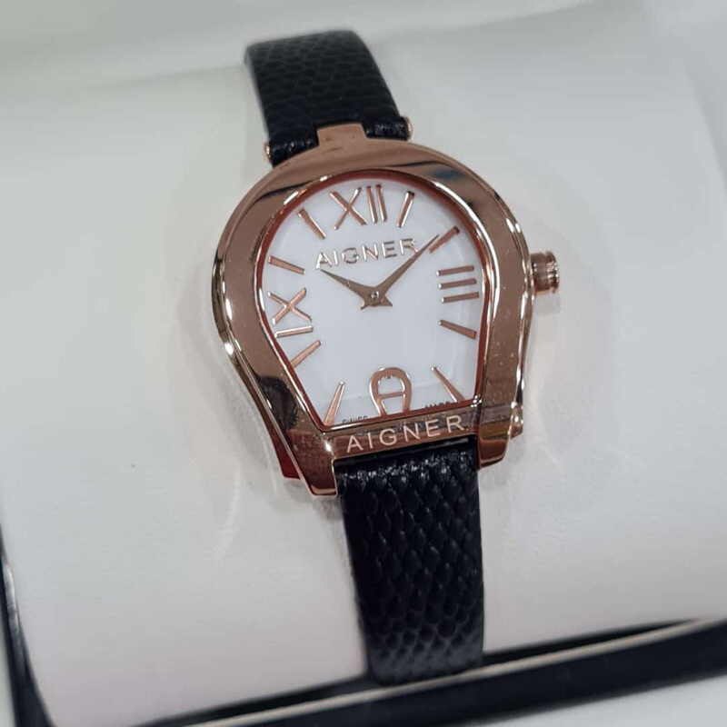 Jam Tangan Aigner Wanita Type Varese 32mm Strap Leather Original bm