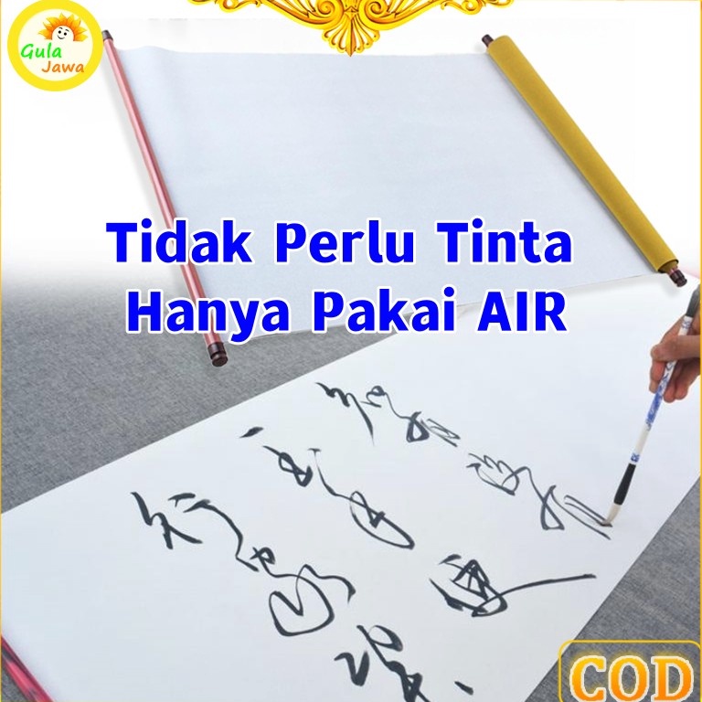 

ART H98U Kain Gulung Reusable Untuk Latihan Menulis Kaligrafi tidak perlu tinta hanya pakai AIR