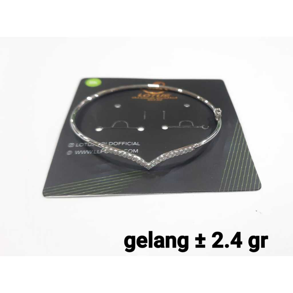 Gelang Aurel V Emas Putih 375