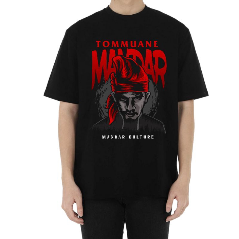 T-shirt Culture TOMMUANE MANDAR|Kaos Brand Lokal Original|Kaos Distro|Kaos Pakaian Pria Premium