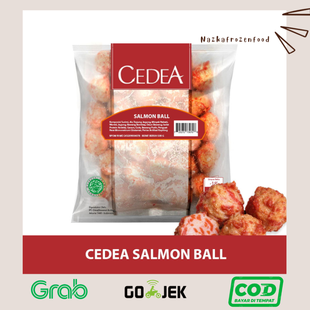 

Cedea Bakso Salmon | Salmon Ball 500 gr