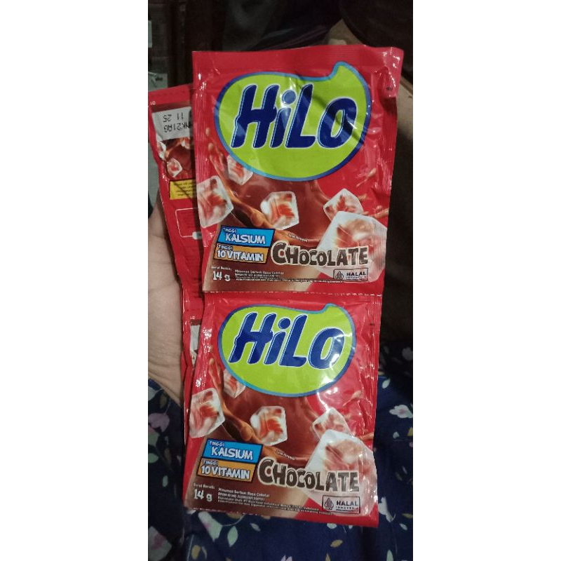 

HiLO Chocolate 1 Renteng isi 10 Sachet