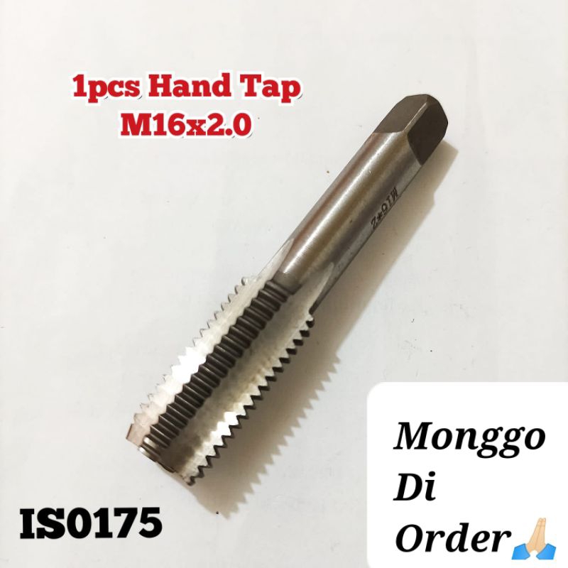 1pcs hand tap m16x2.0 tap baut kasar baut industri bukan tap recoil