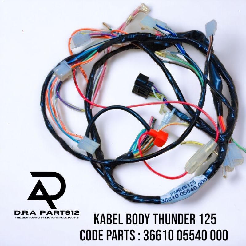 KABEL KABEL BODY SUZUKI THUNDER 125 KICK STATER 2008 KABEL SET SUZUKI THUNDER 125cc CODE  :  36610-0