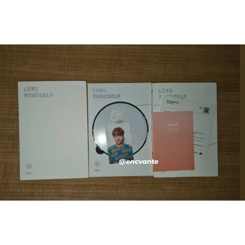 WTS BTS BANGTAN HER V VERSION ALBUM FULLSET (JHOPE / HOBI PC)