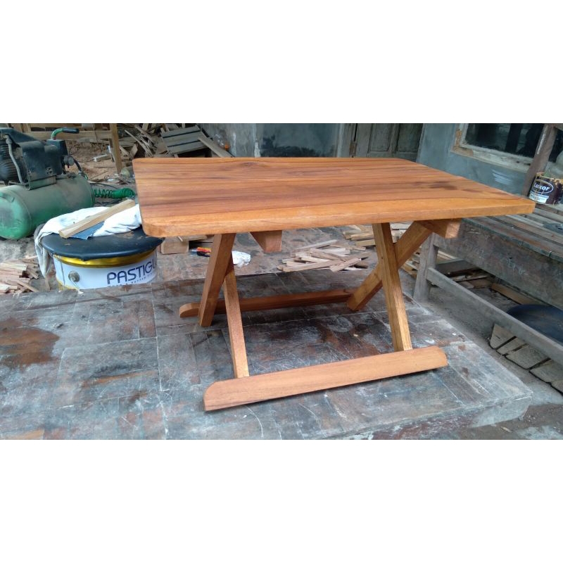 meja lipat kayu jati meja lipat belajar meja lipat ngaji meja lipat belajar meja lipat portabel .