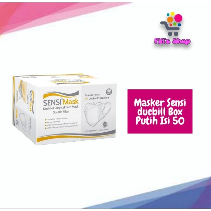 Masker Sensi Duckbill isi 50 3Ply