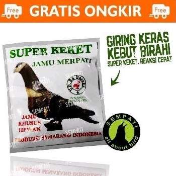 Super keket jamu merpati herbal kolongan balap tinggi
