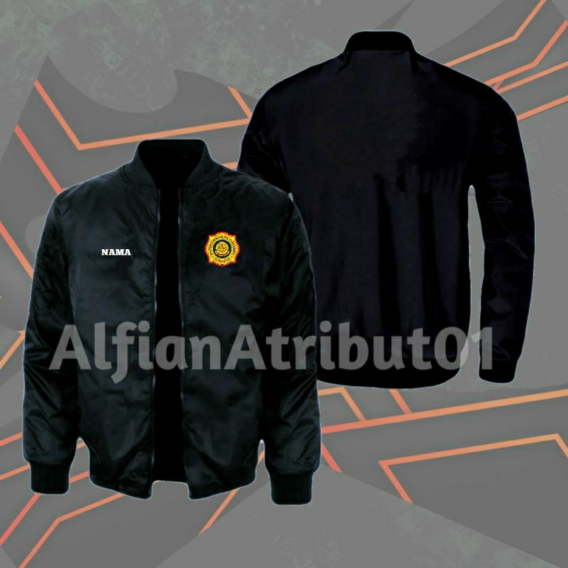 JAKET DAMKAR,JAKET BOMBER PEMADAM KEBAKARAN,JAKET PEMADAM FREE NAMA