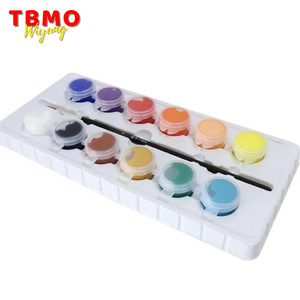 

TBMO V-TEC Acrylic Colour / Cat Akrilik 12 Warna 12wx5ml VT-512