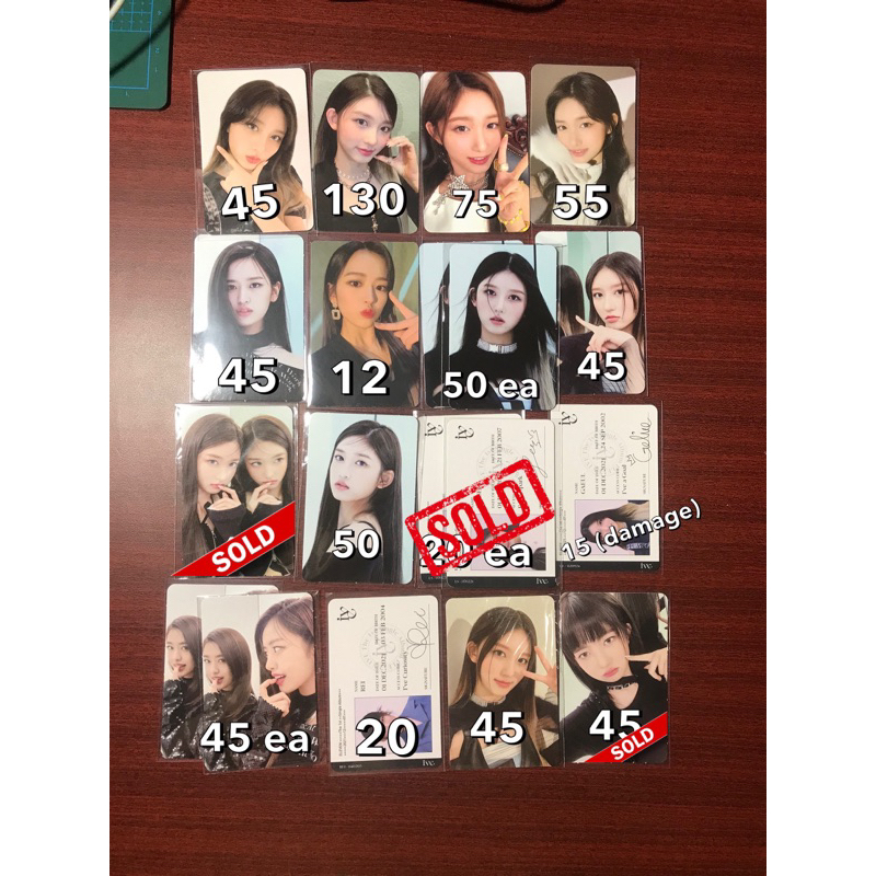 photocard ive gaeul leeseo yujin rei eleven izone iz*one iz*ne love dive lodi ssq bene pob or ktown 