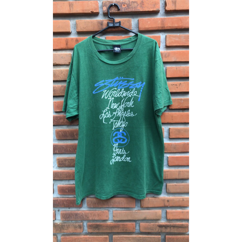 tshirt stussy world tour