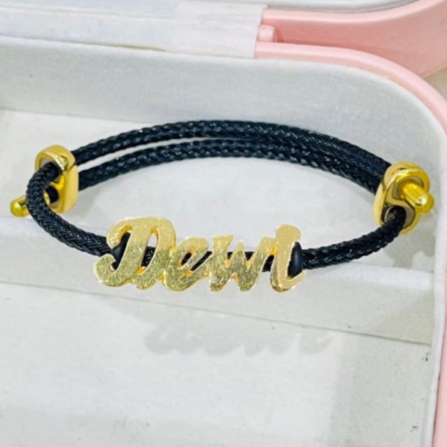gelang nama handmade request liontin nama cantik emas asli