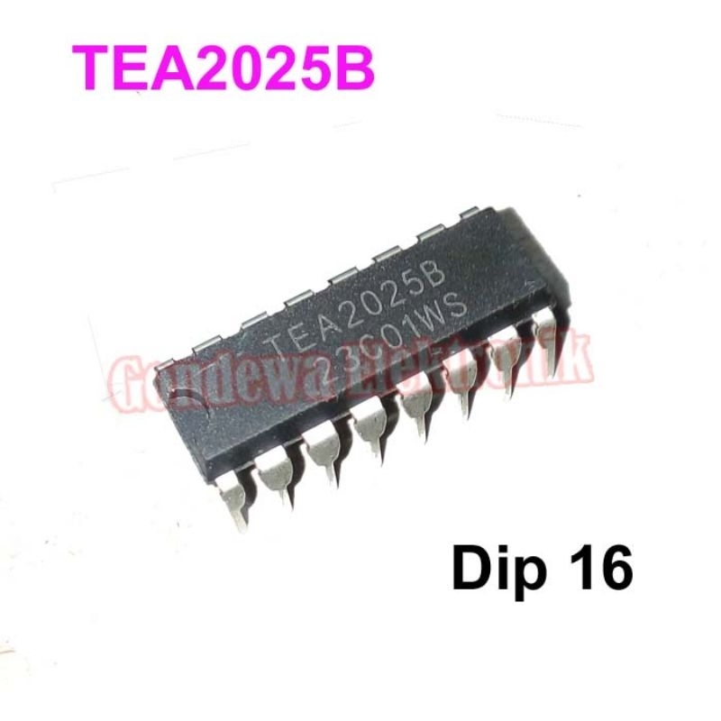 TEA2025 TEA2025B Stereo audio amplifier