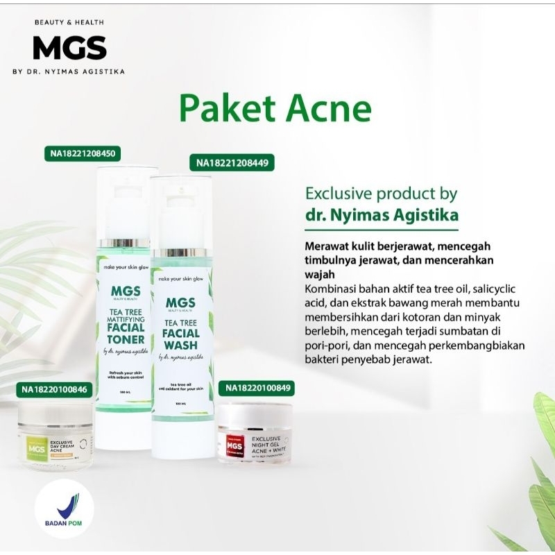 Paket ACNE By dr. Nyimas Agistika& dr. Tulus MGS