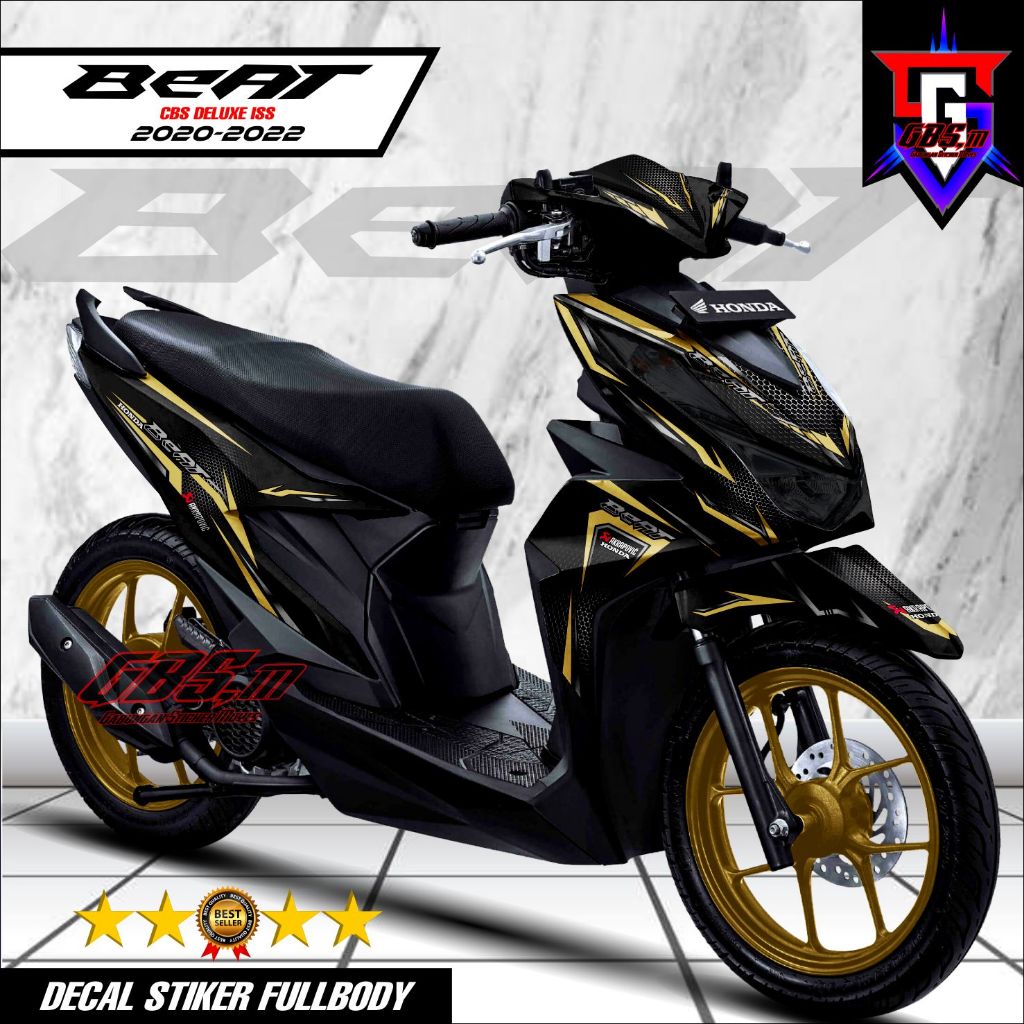 Terbaru - Stiker Full Body Beat Deluxe Stiker Motor Beat Deluxe 2020 2021 2022 Fullbody