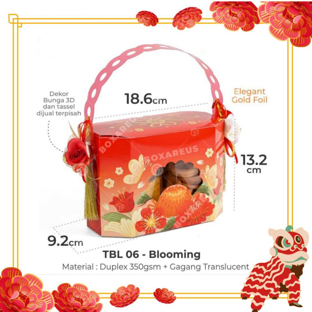 

Box 2 Toples Jar TBL06 CNY / Imlek Hampers Packaging / Box CNY