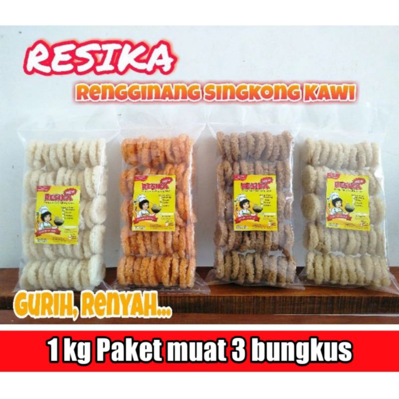 

Rengginang Singkong mentah merk RESIKA