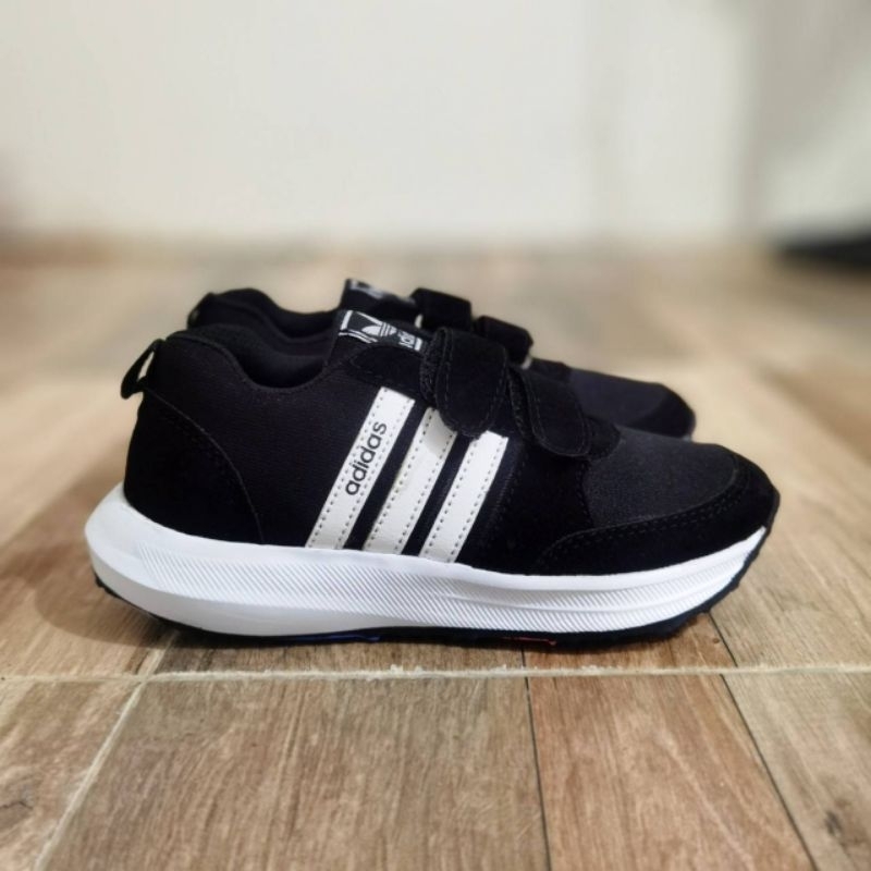 Obral Sepatu Anak Murah Sepatu Adidas Kids Cowo Cewe Unisex Velro Casual Import Quality