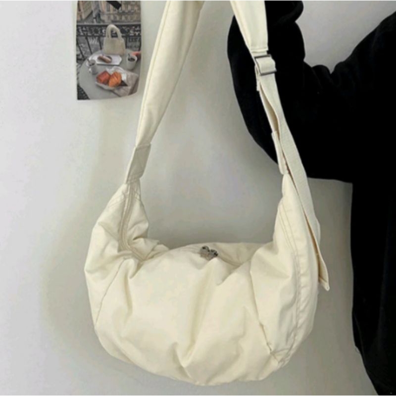 Tas bahu wanita cotton Tas cewek besar casual Shoulder bag wanita