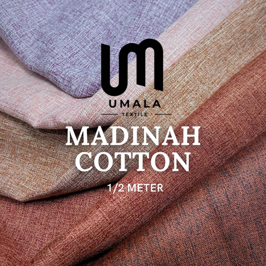 Promo Kain Bahan Katun Adem 5 Meter  Madinah Fodu