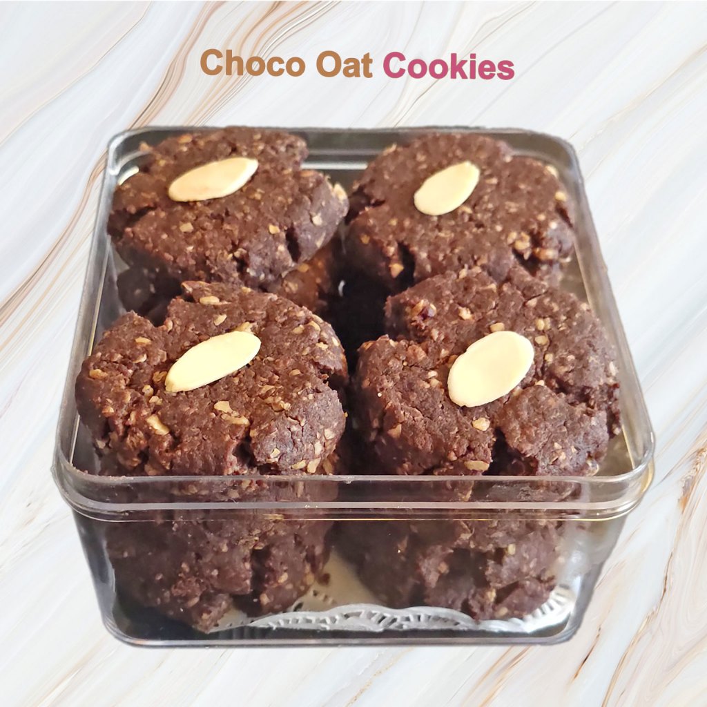 

Choco Oat Cookies Kue Kering Gandum Cokelat Rendah Gula Toples 300gr Pinki Pie Cake Poris