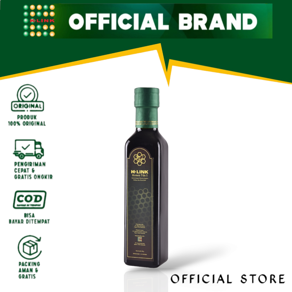

Madu K Honey 5 in 1 100% madu asli