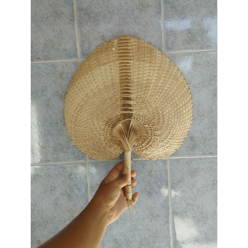 Kipas anyaman pandan 30x36cm /Kipas lontar/kipas sate/Kipas rotan/Souvenir nikah/Dekorasi rumah