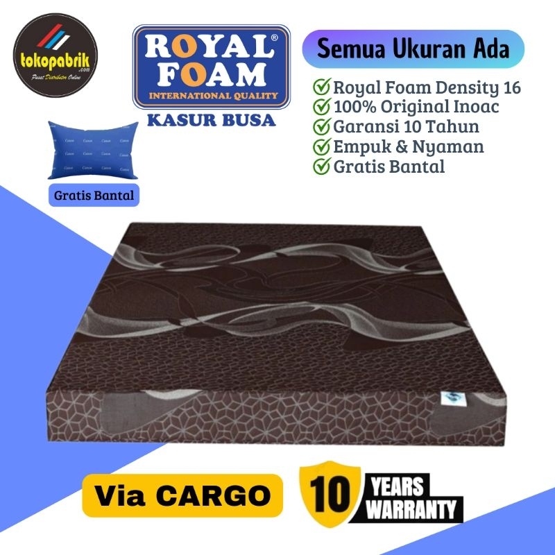 Kasur Busa Royal Foam Original Density 16 Tebal 30cm Semua Ukuran Kasur Full Busa Royal Termurah