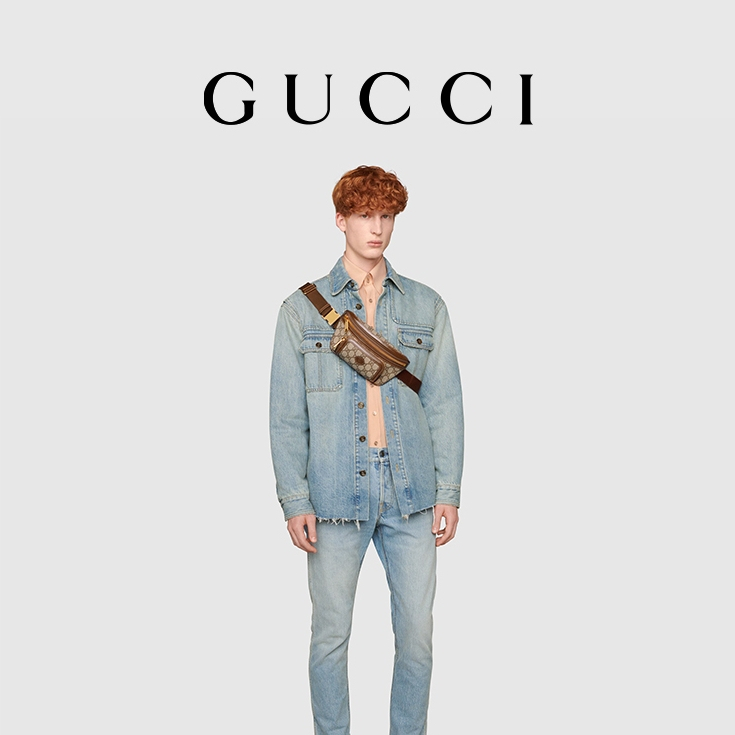 GUCCI Gucci GG Retro Men's Waist Bag