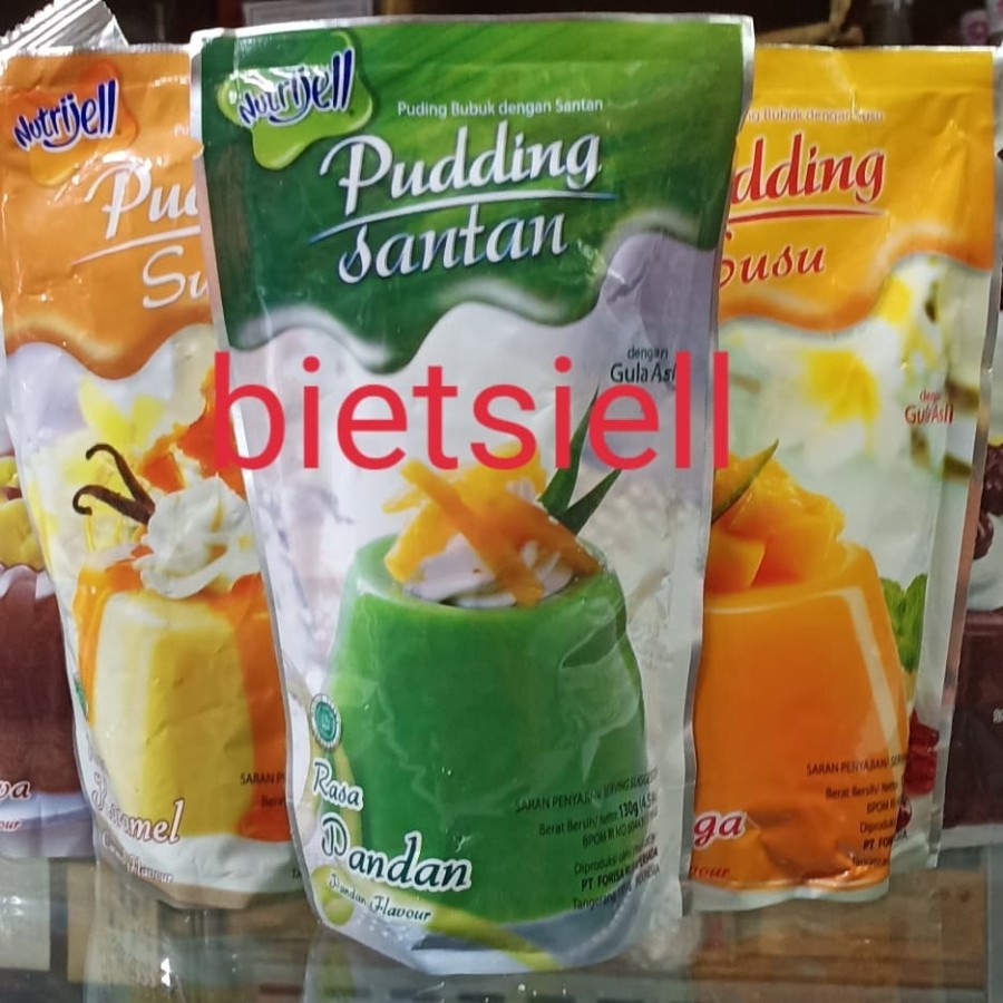 

Nutrijell Puding Susu Rasa Pandan 130 Gr