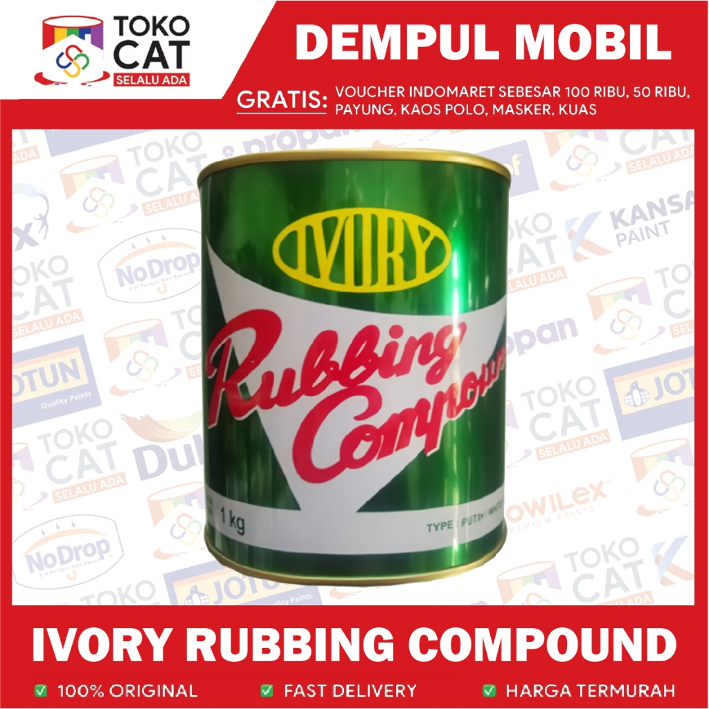 IVORY RUBBING COMPOUND | RUBBING COMPOUND 1KG | COMPOUND MOTOR