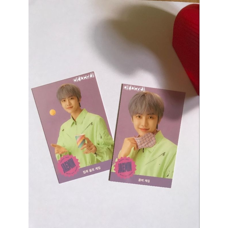 [Ready Stock] Official Photocard Jaemin NCT DREAM Gamecard sg21
