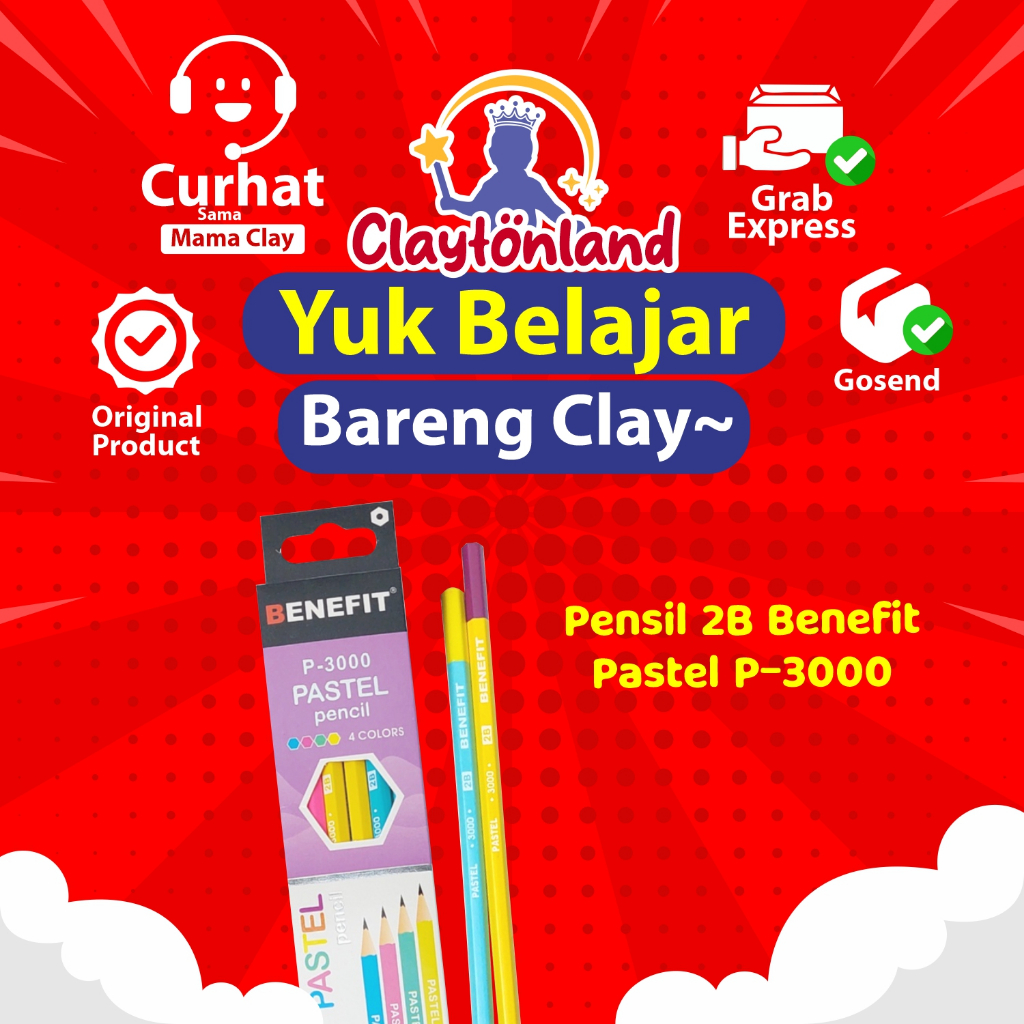 

Pensil 2B Benefit Pastel P-3000 / Pensil 2B / Pensil 2B Murah