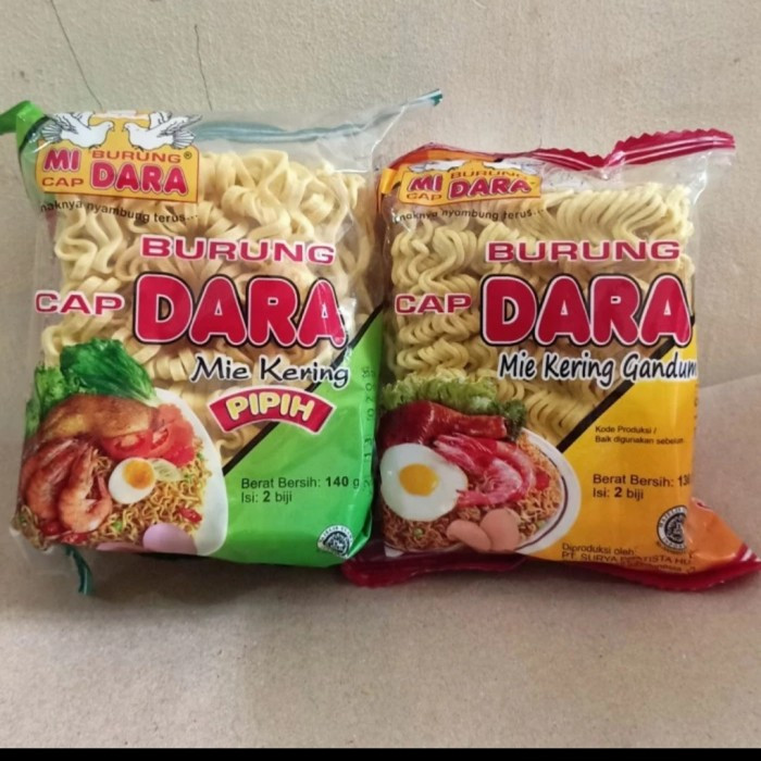 

Mie Kering Cap Burung Dara