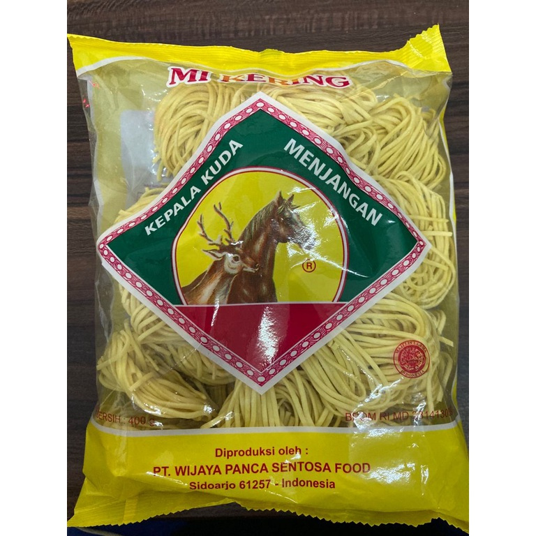 

Mie Kering Gelung Kepala Kuda Menjangan 400 gr