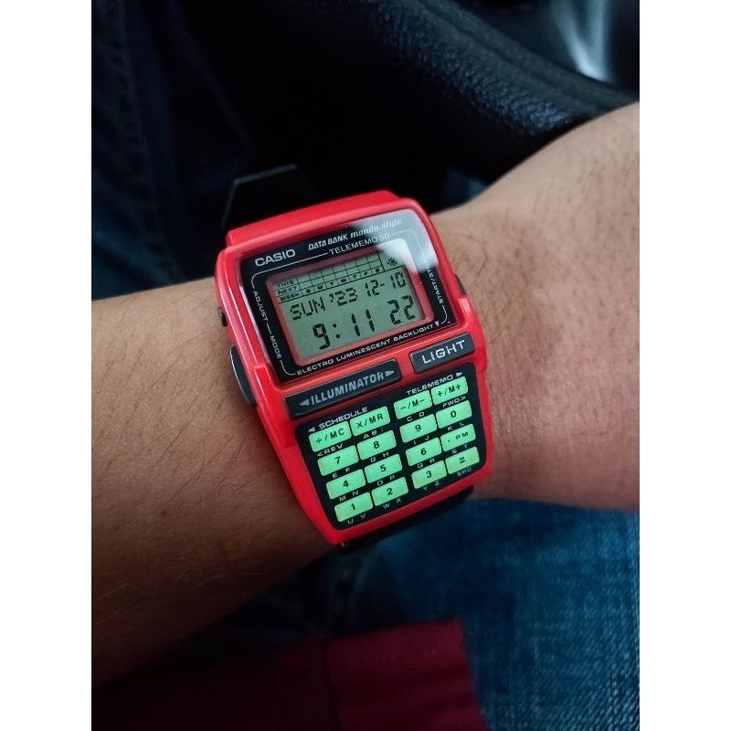 Casio DBC 63 merah mondo style