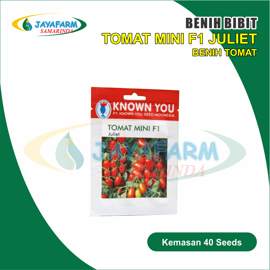 Benih Bibit Tanaman Buah Tomat Mini F1 Cherry Juliet 40 biji – Known You Seed