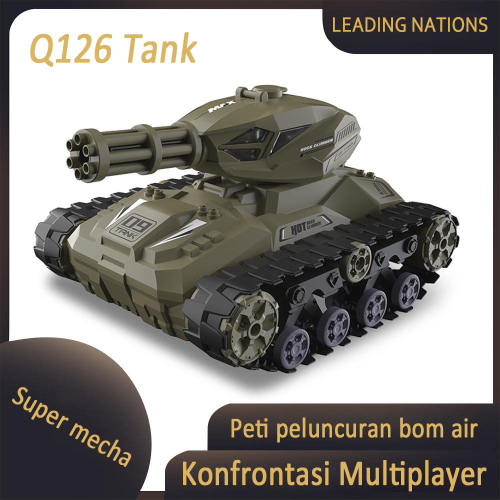 【Super mecha】JJRC Q126 heavy mech/tracks/tires/multiplayer competition/toy tank vehicle