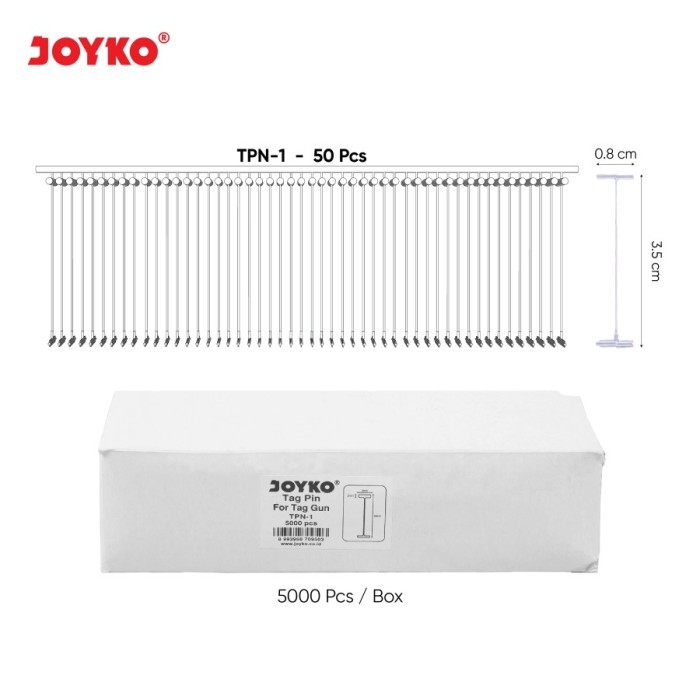 

Refill Tag Pin / Isi Tag Gun TPN-1 Joyko
