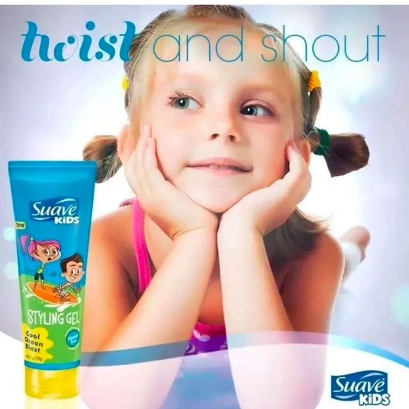 Suave Kids Styling Gel Cool Ocean Blast Hair Gel / Pomade Rambut Anak Laki Cowok Perawatan